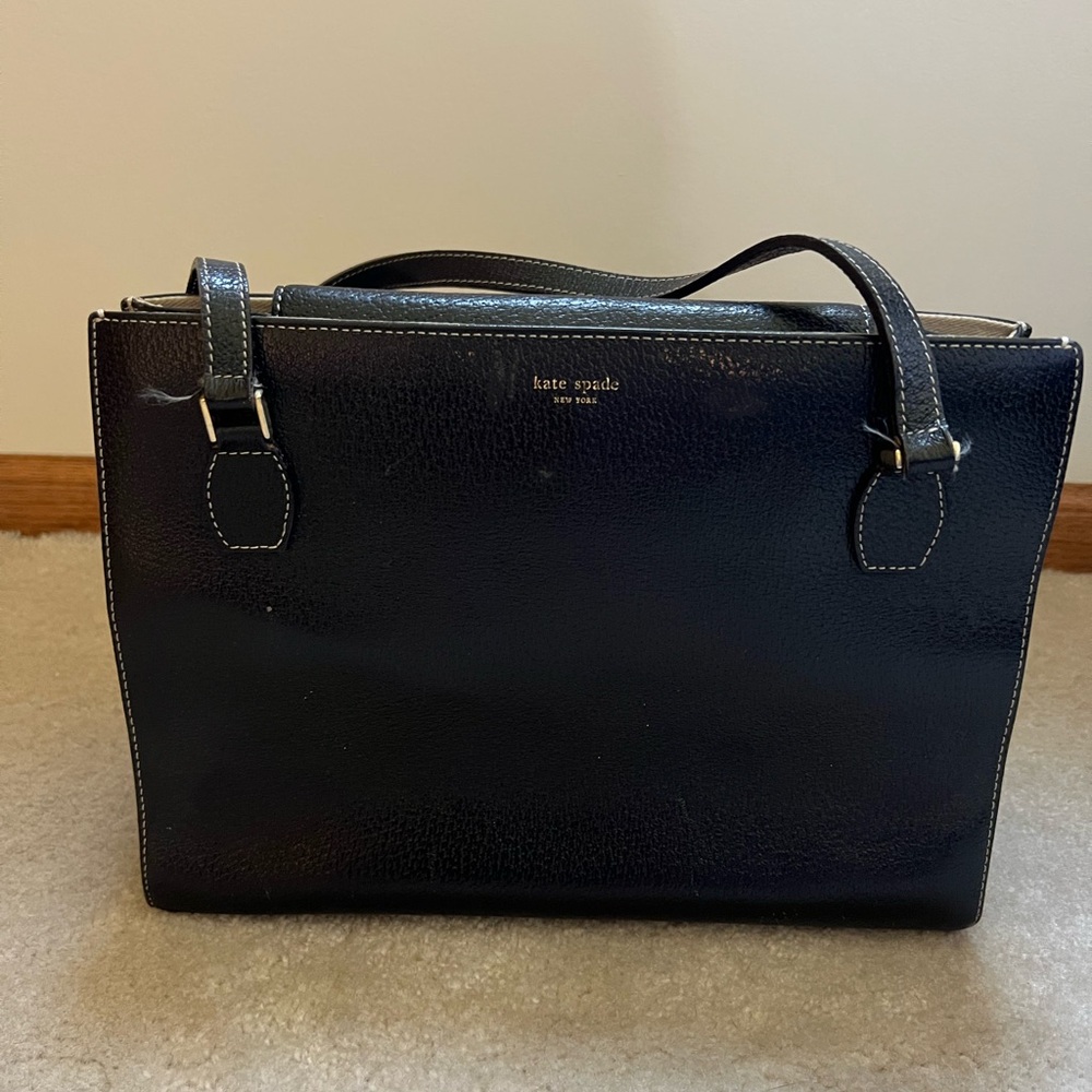 Kate Spade Black Leather Tote